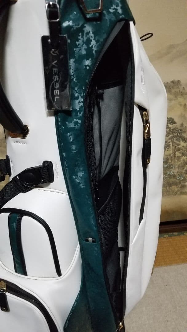 VESSEL　プレイヤー4.0 プロ　camo マスターズカラー　キャディバッグ