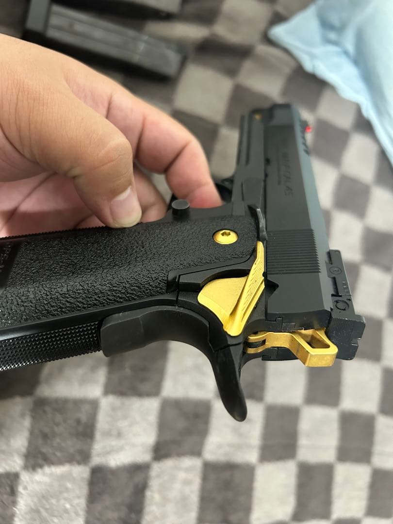 り様用　東京マルイ　ハイキャパ　ゴールドマッチ＋電動ハンドガンハイキャパE