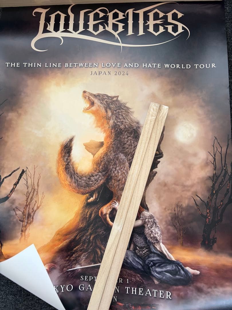 LOVEBITES ポスター ＆MIYAKOポスター & VIPカード