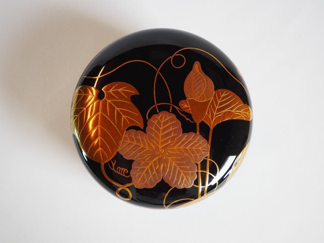 裏千家15世鵬雲斎御書付『夕顔絵平棗』2代川瀬表完造