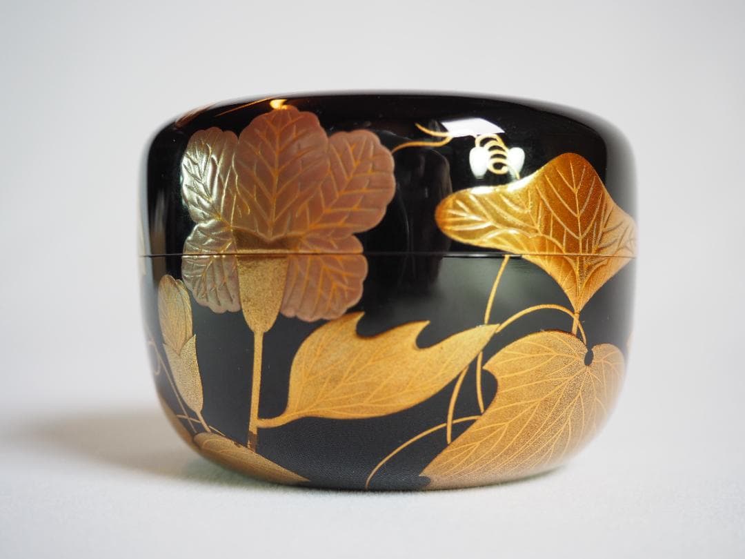 裏千家15世鵬雲斎御書付『夕顔絵平棗』2代川瀬表完造