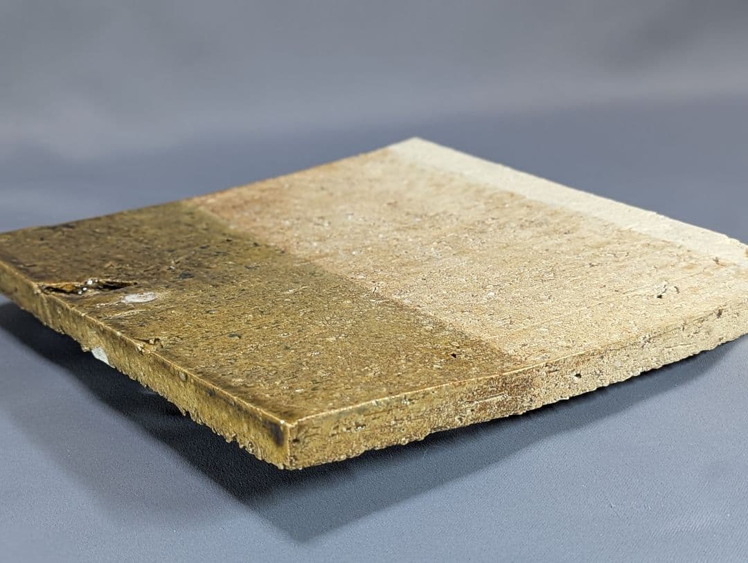 鯉江良二 織部 角皿