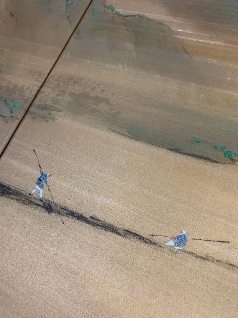 屏風　枕屏風　和室　山水絵