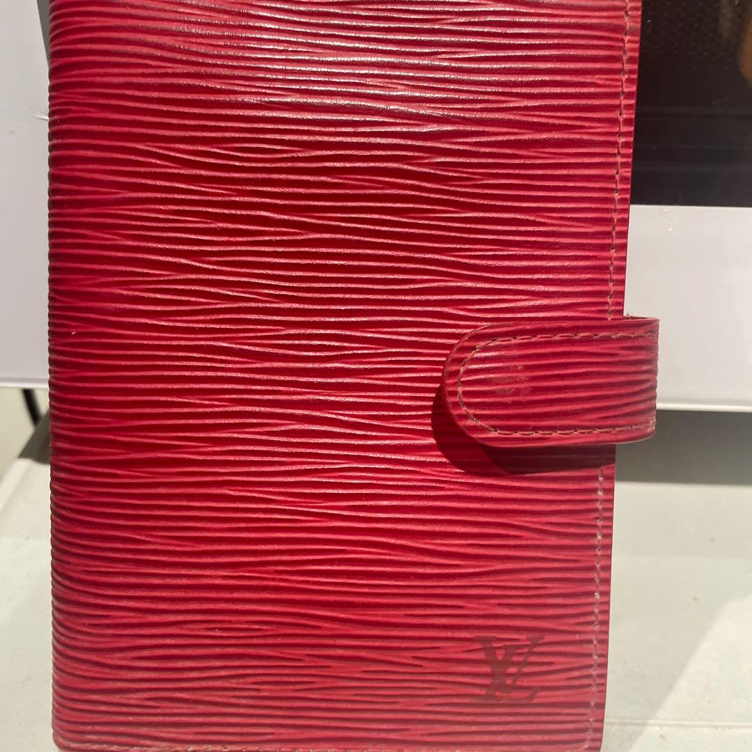 LV Louis Vuitton 手帳 レッド エピ