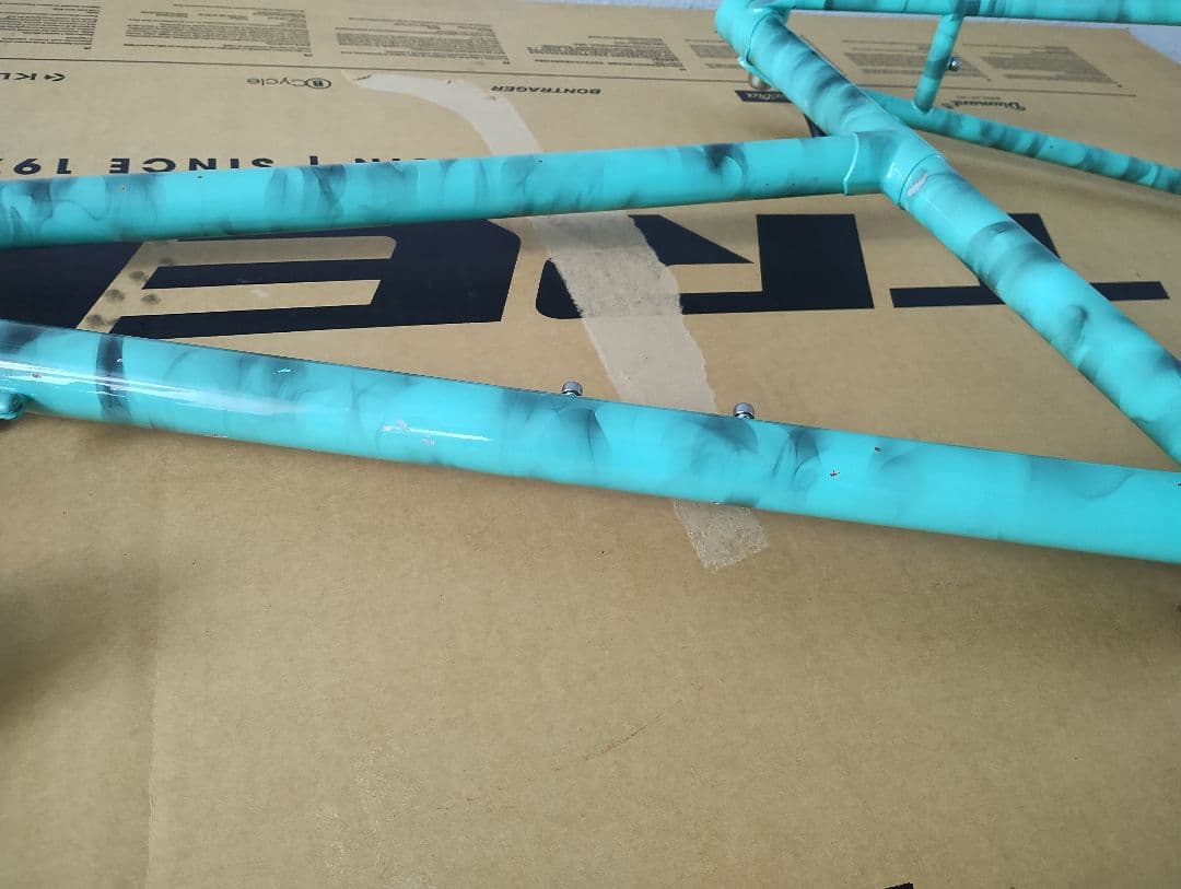 オールド希少mtbスタッガードクロモリフレーム26インチ