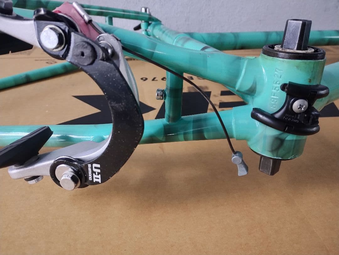 オールド希少mtbスタッガードクロモリフレーム26インチ