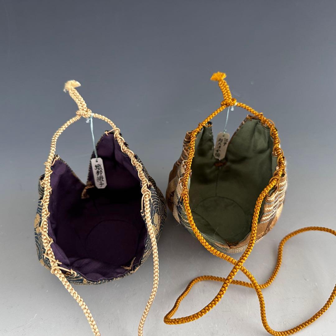 茶道具　丹波　大海　茶入　石田陶春　共箱　仕服二個入り　茶会　濃茶