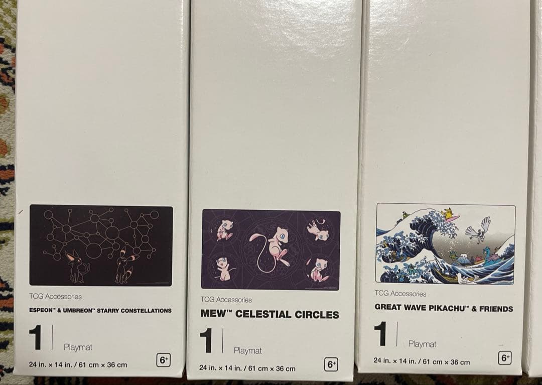 ポケモンカードゲーム　海外プレイマット　6種セット
