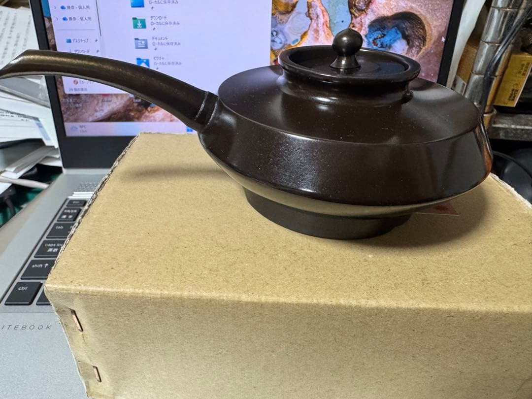 唐銅 花水注 浄雲　華道具 茶道具