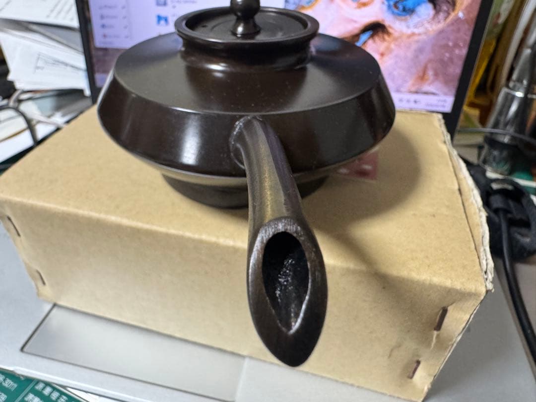 唐銅 花水注 浄雲　華道具 茶道具