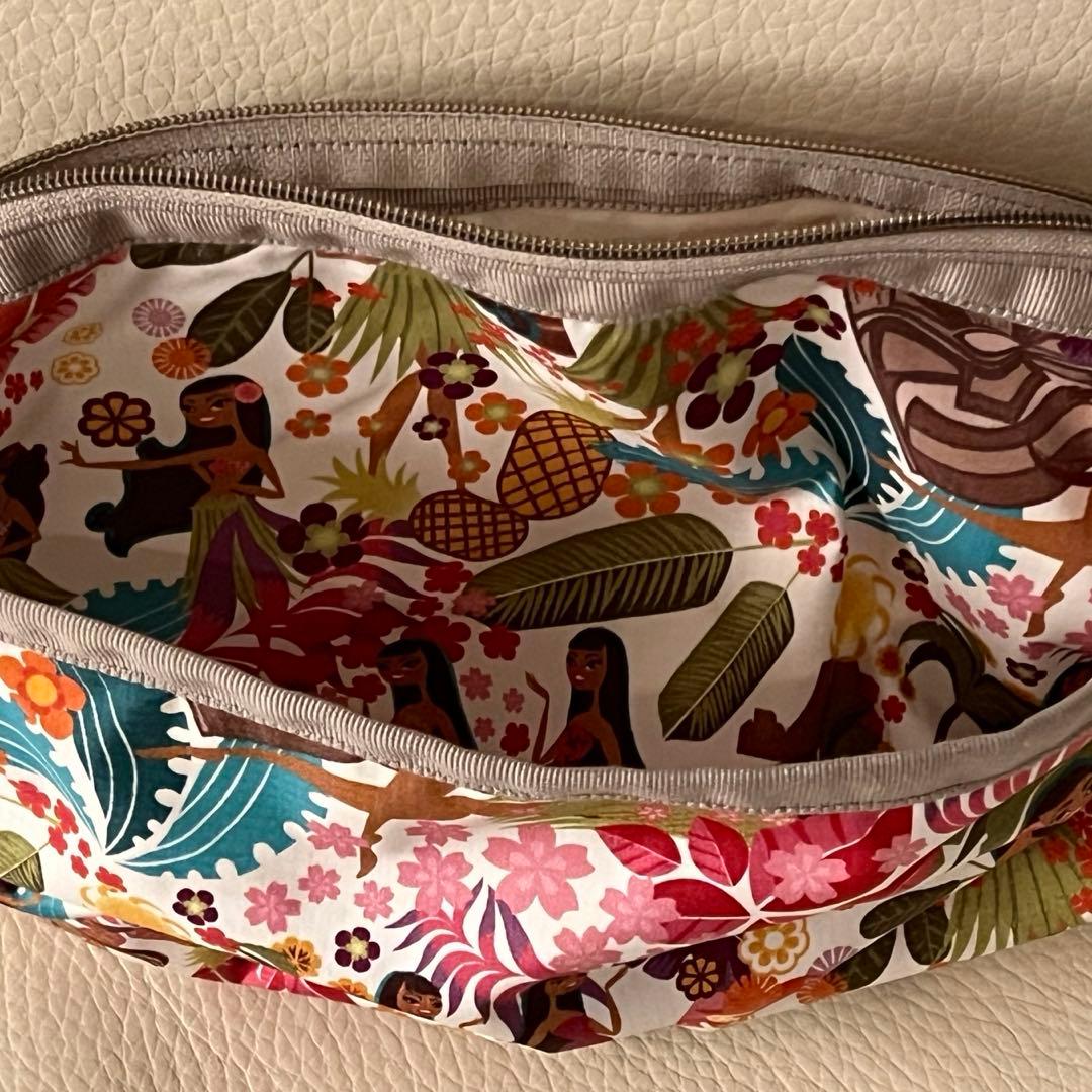 【新品未使用】レスポ　ハワイ限定フラガール　ラージウィークエンダー＆ポーチ