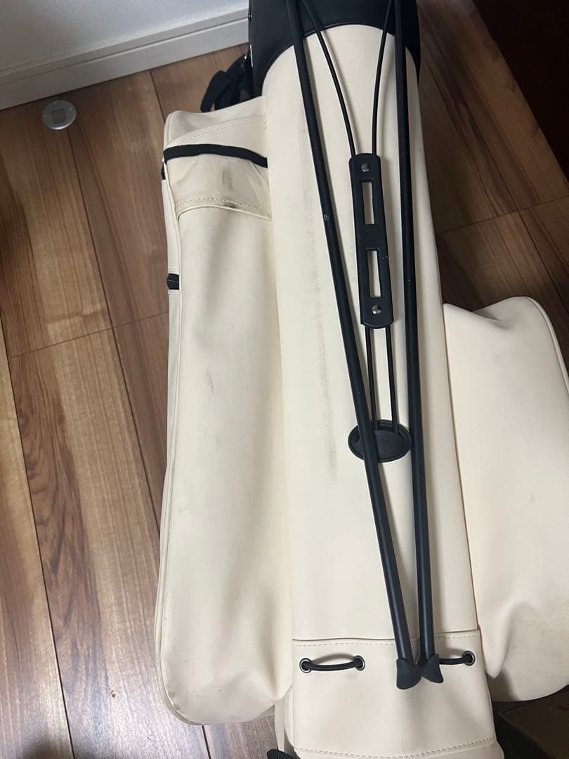 JONES キャディバッグ アイボリー/ブラック