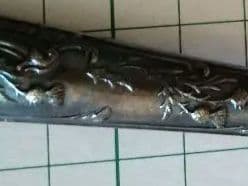 最終価格、フランス製、アザミ、純正アールヌーボウ、950シルバー、精巧な彫刻