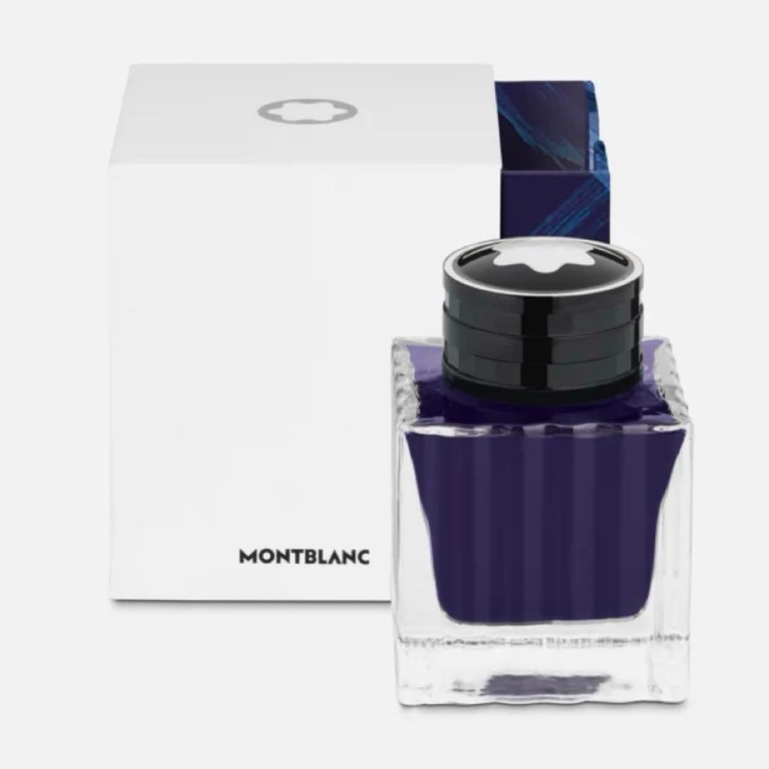 co☆未使用☆ モンブラン インクボトル ブルー マイスターシュテュック