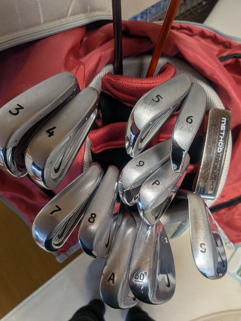 ナイキゴルフ 14本セット nikegolf プロコンボ キャディバッグ付き