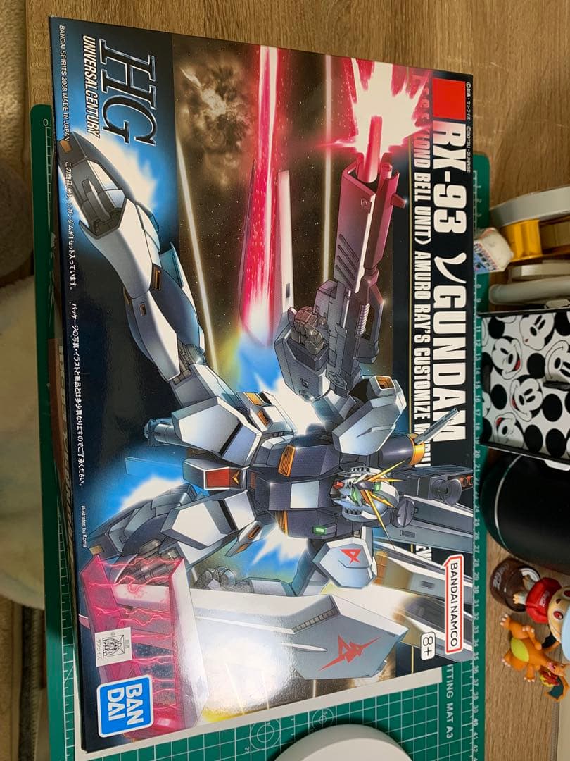 HG νガンダム　全塗装・ディテールアップ仕上げ