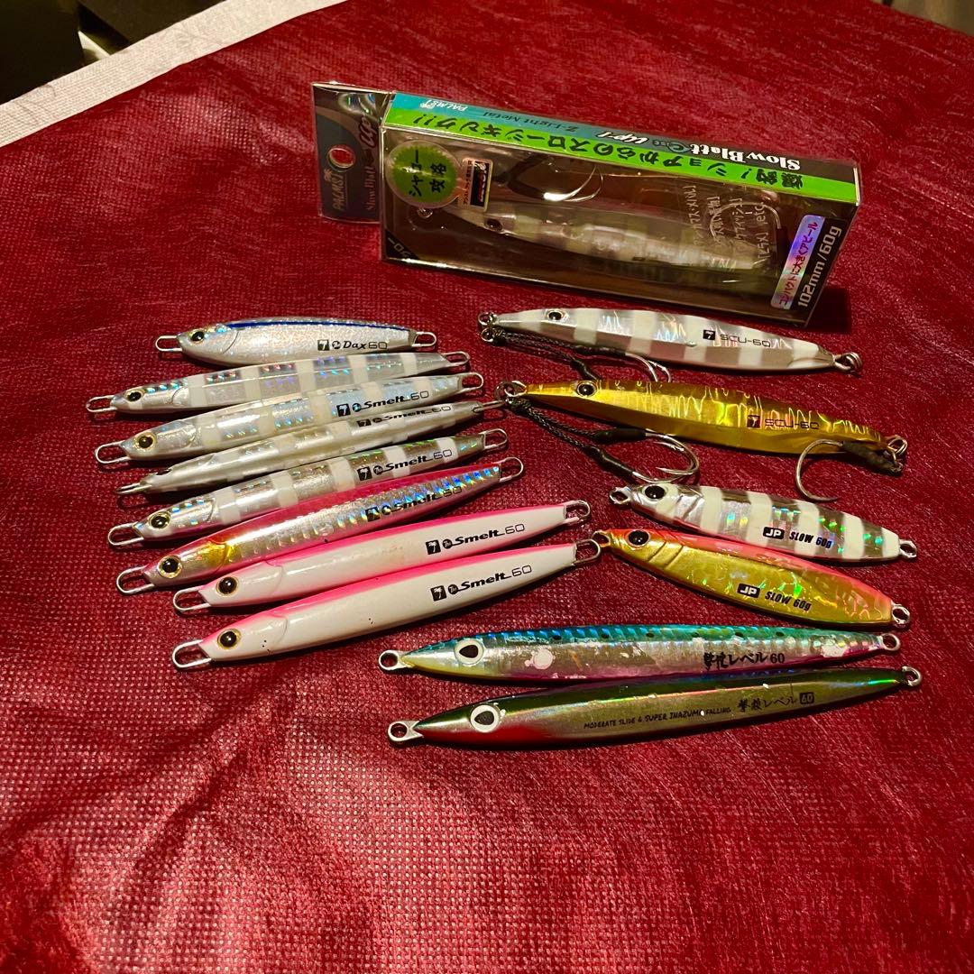 メタルジグ60g18本　パームス、メジャークラフト、撃投ジグ各種