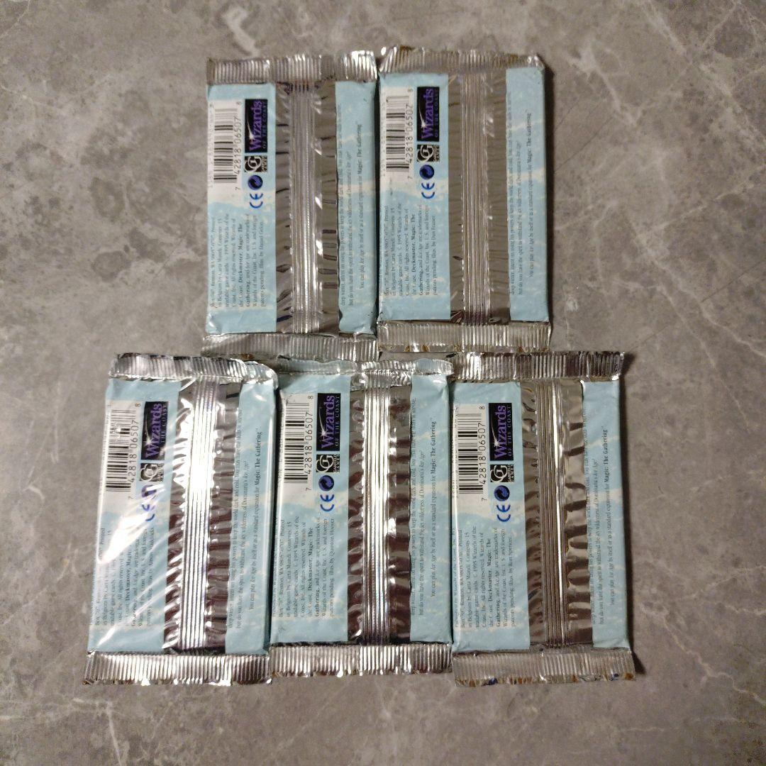 アイスエイジ　ICEAGE　MTG 未開封　ブースターパック５個セット②