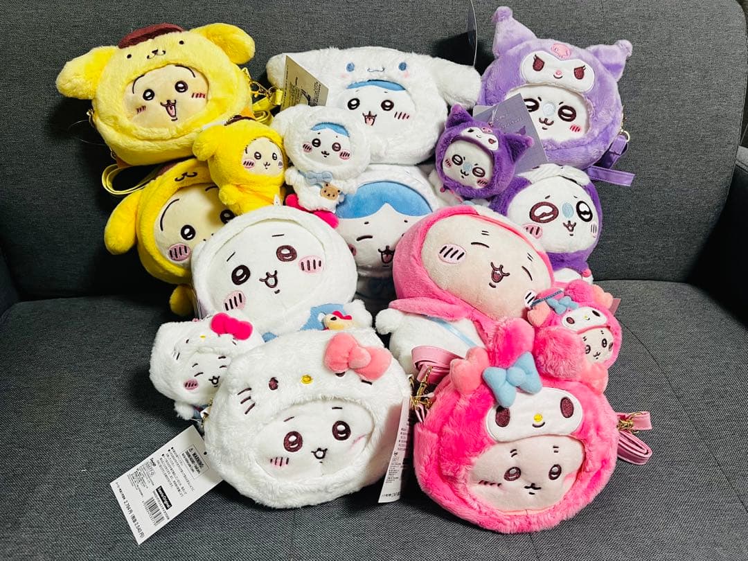 新品 ちいかわ サンリオ キャラクターズ 15個セット ぬいぐるみ