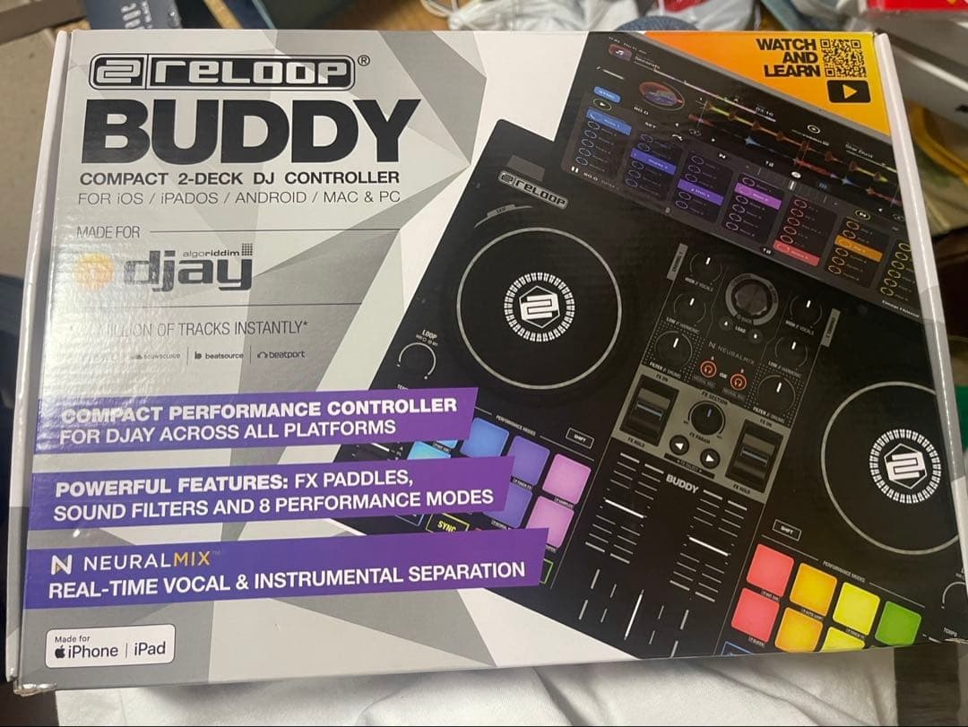 Reloop Buddy 2デッキDJコントローラー