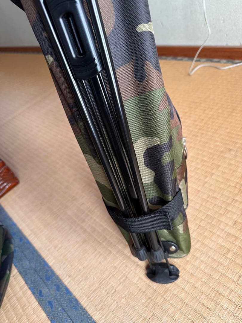 美品PEARLY GATES 迷彩 スタンドゴルフバッグ 89