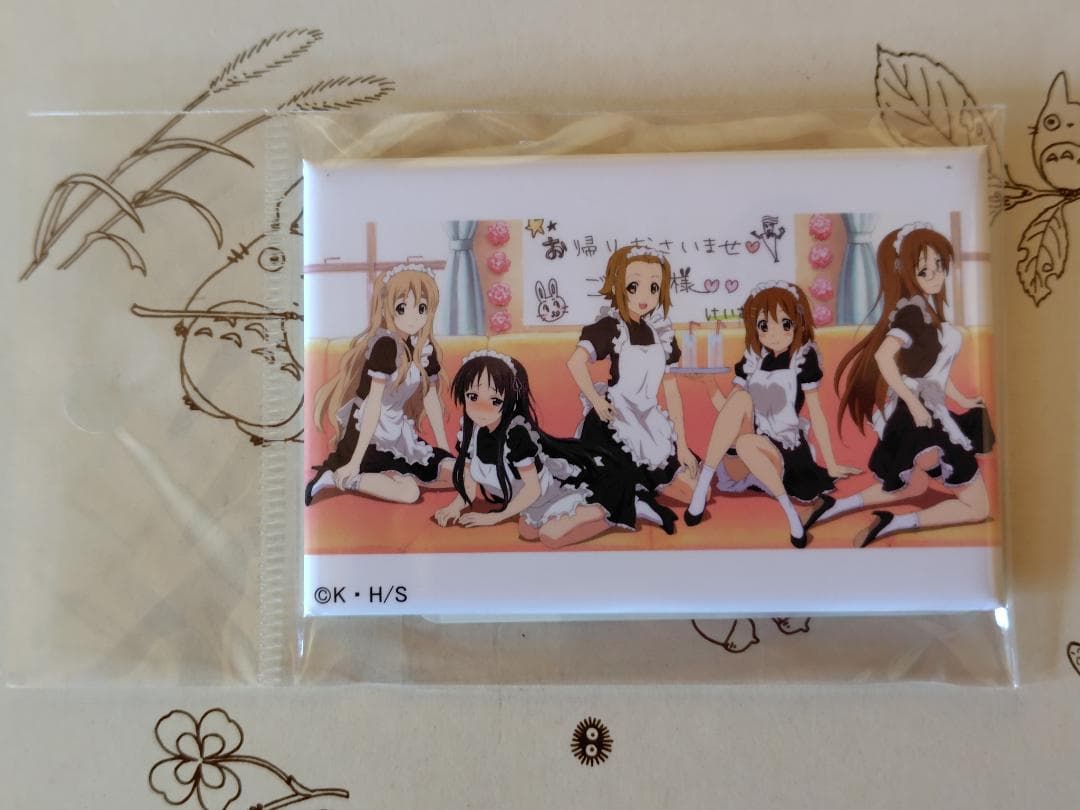 【新品・未開封】けいおん！ スクウェア缶バッジ No. 033