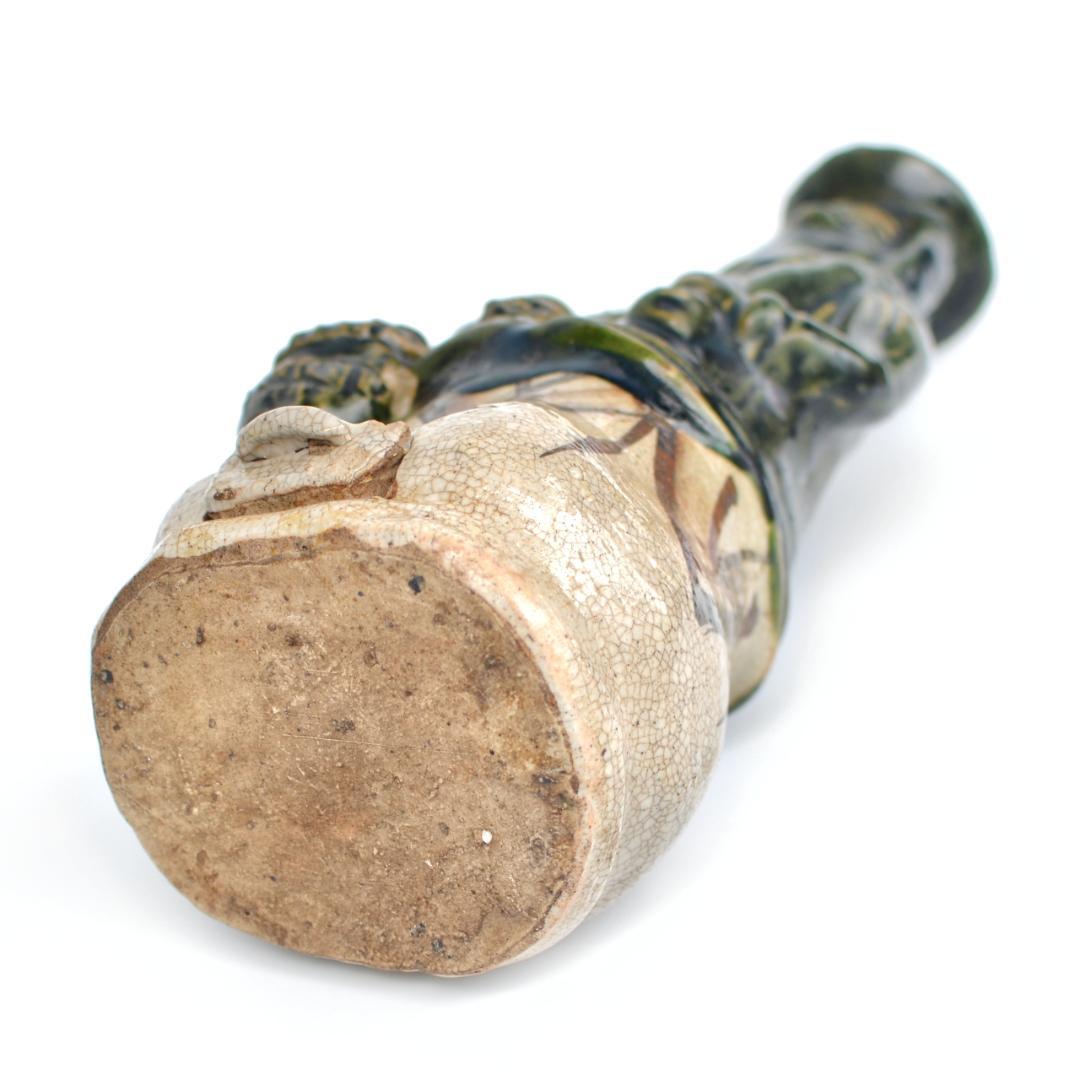 可愛い奴です！ポルトガル人 (南蛮人) のローソク立て【織部燭台】