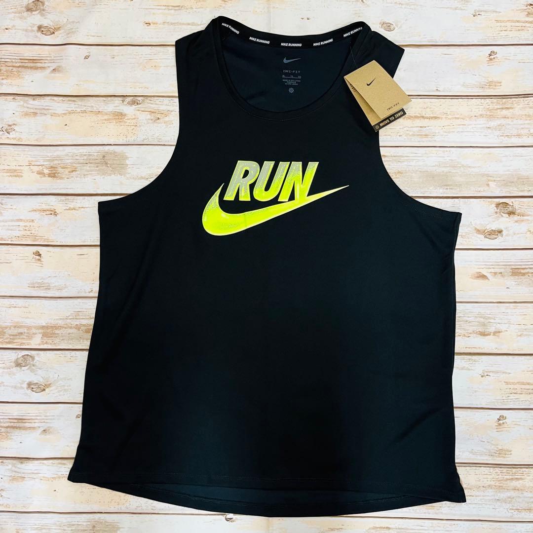 ナイキ　ランニングシャツ・ショーツセット　黒/黒　XL 新品