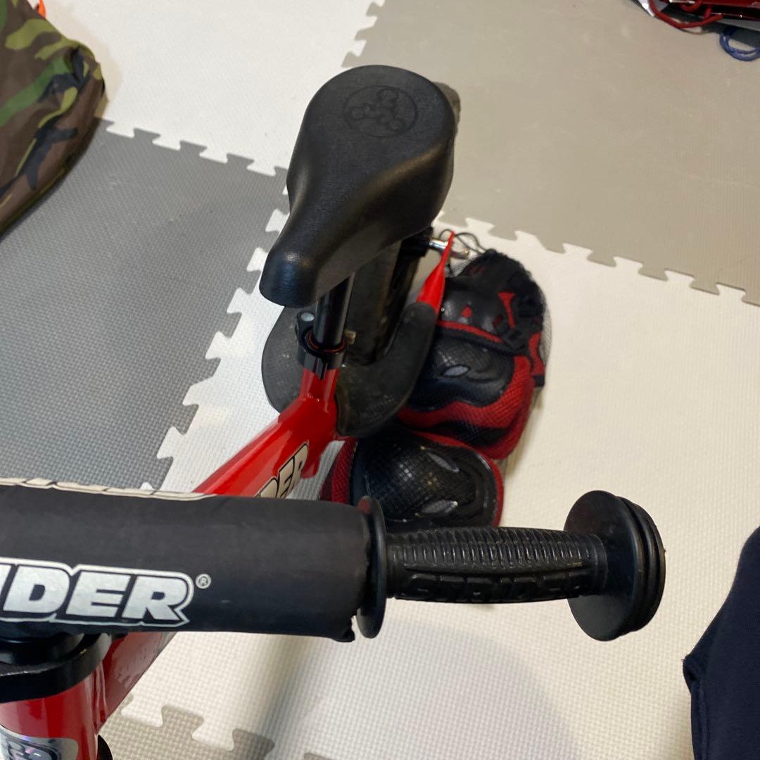 STRIDER 赤 バランスバイク 収納バッグ付き