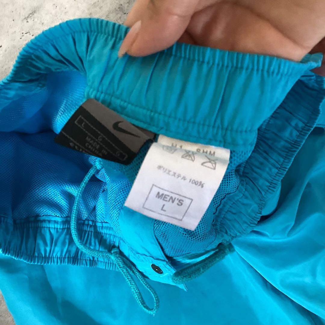 NIKE ナイキ　2way ジャージパンツ ハーフパンツ　ブルー　青