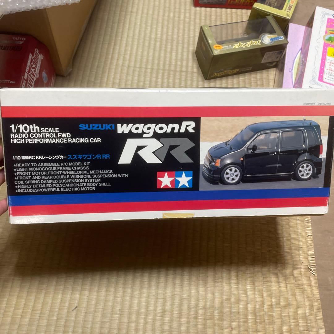 タミヤ 1/10 電動RC F.F.レーシングカー　スズキワゴンR RR