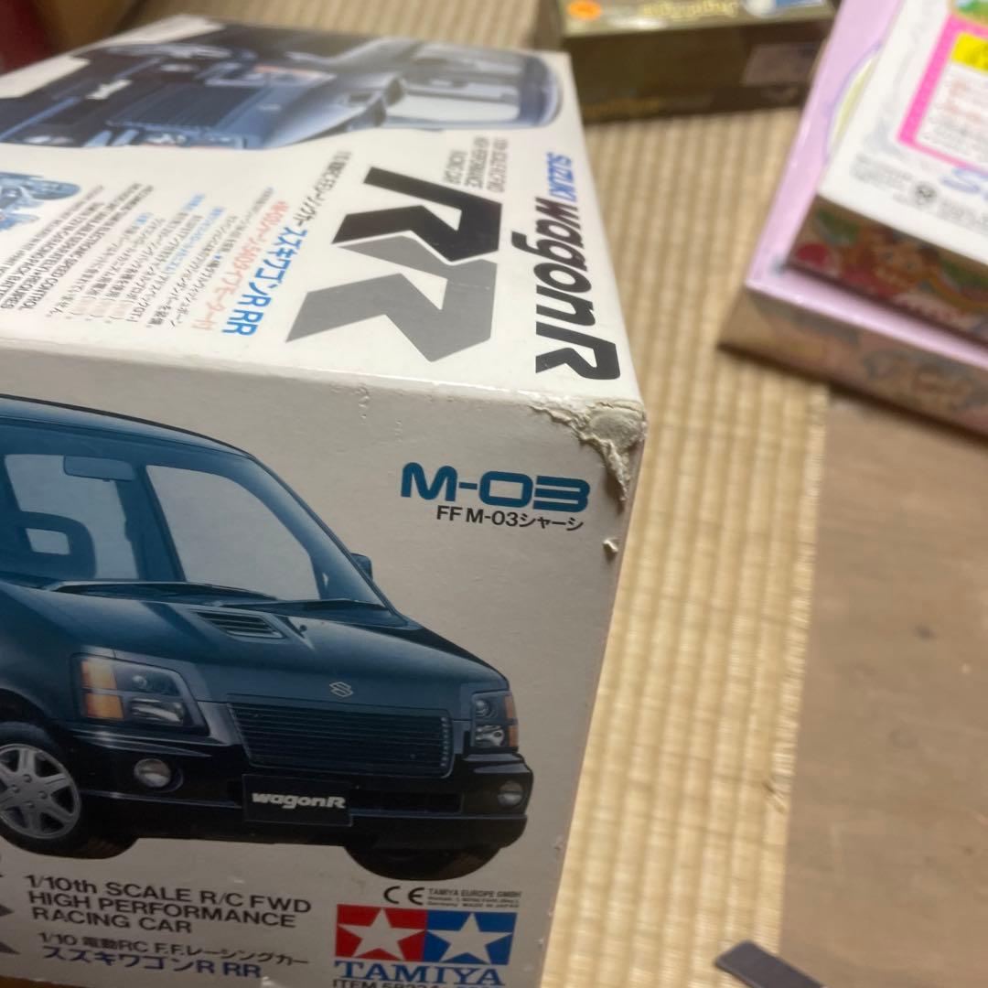 タミヤ 1/10 電動RC F.F.レーシングカー　スズキワゴンR RR