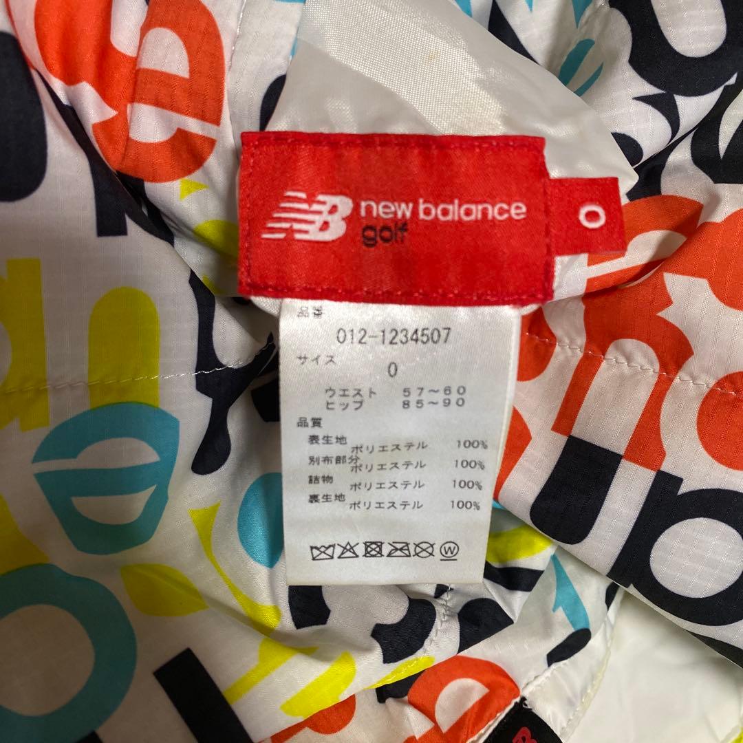 ニューバランス　ゴルフ　中綿　セットアップ　総柄　ボア　リバーシブル　Ｓ　極美品