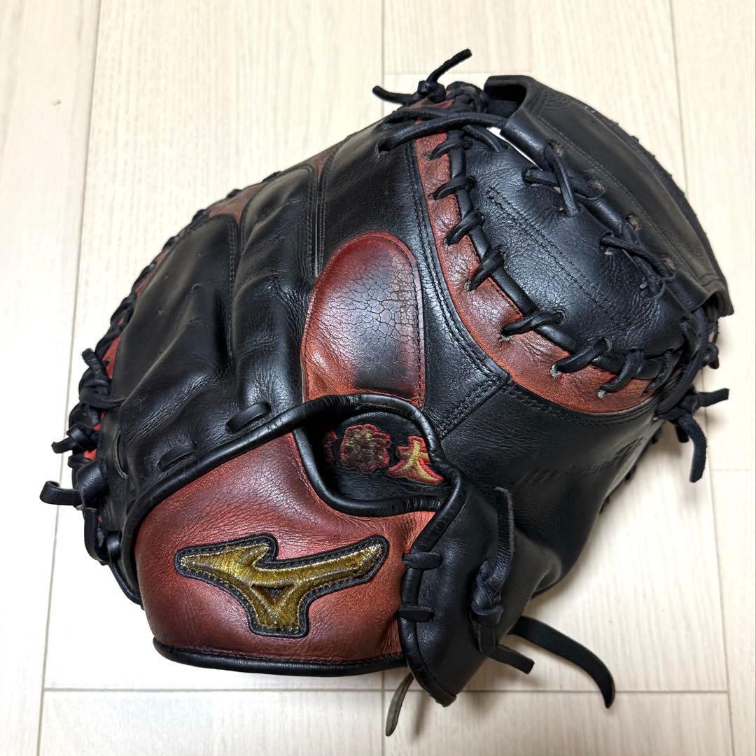 ミズノプロ硬式オーダーキャッチャーミット炭谷モデルHAGA JAPAN