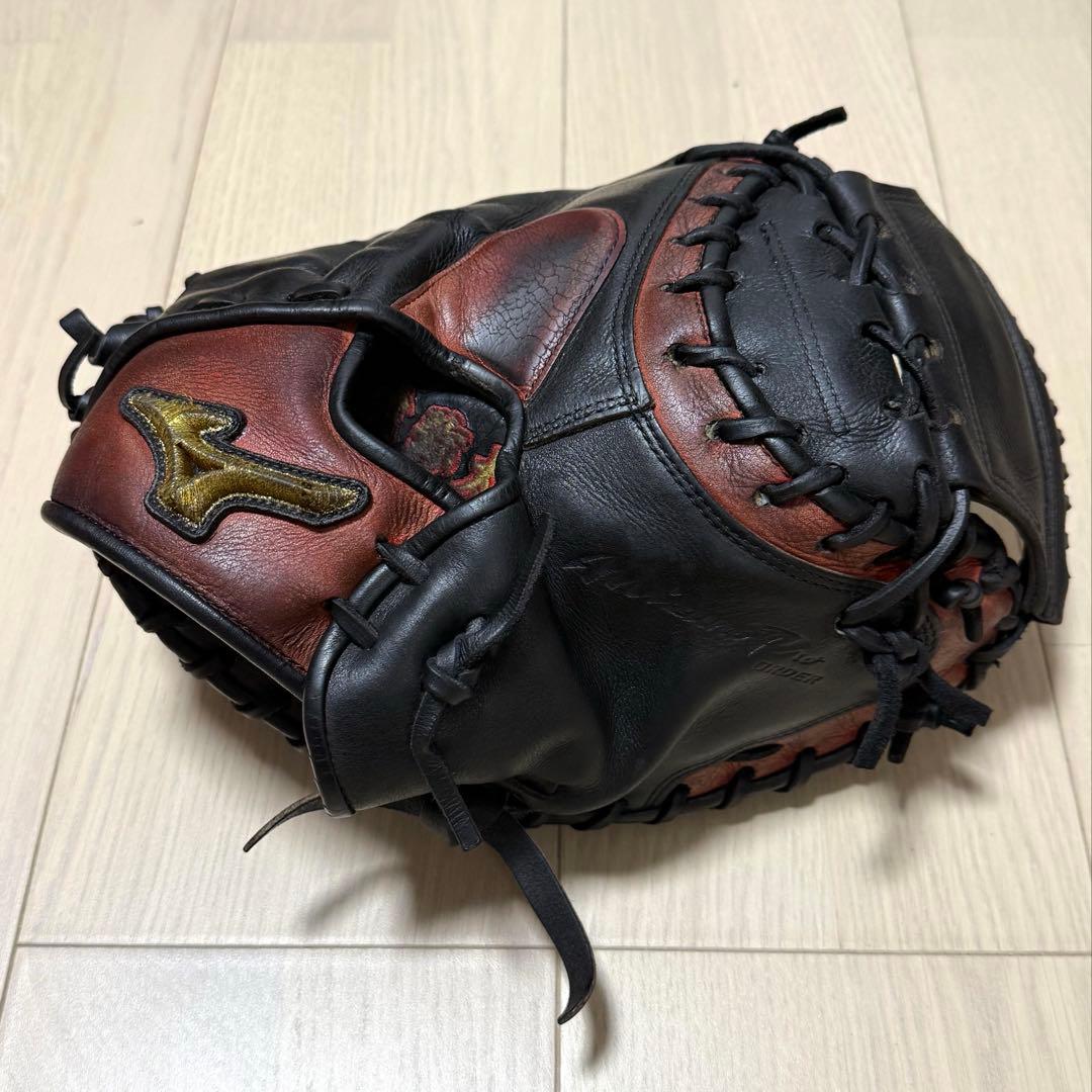 ミズノプロ硬式オーダーキャッチャーミット炭谷モデルHAGA JAPAN