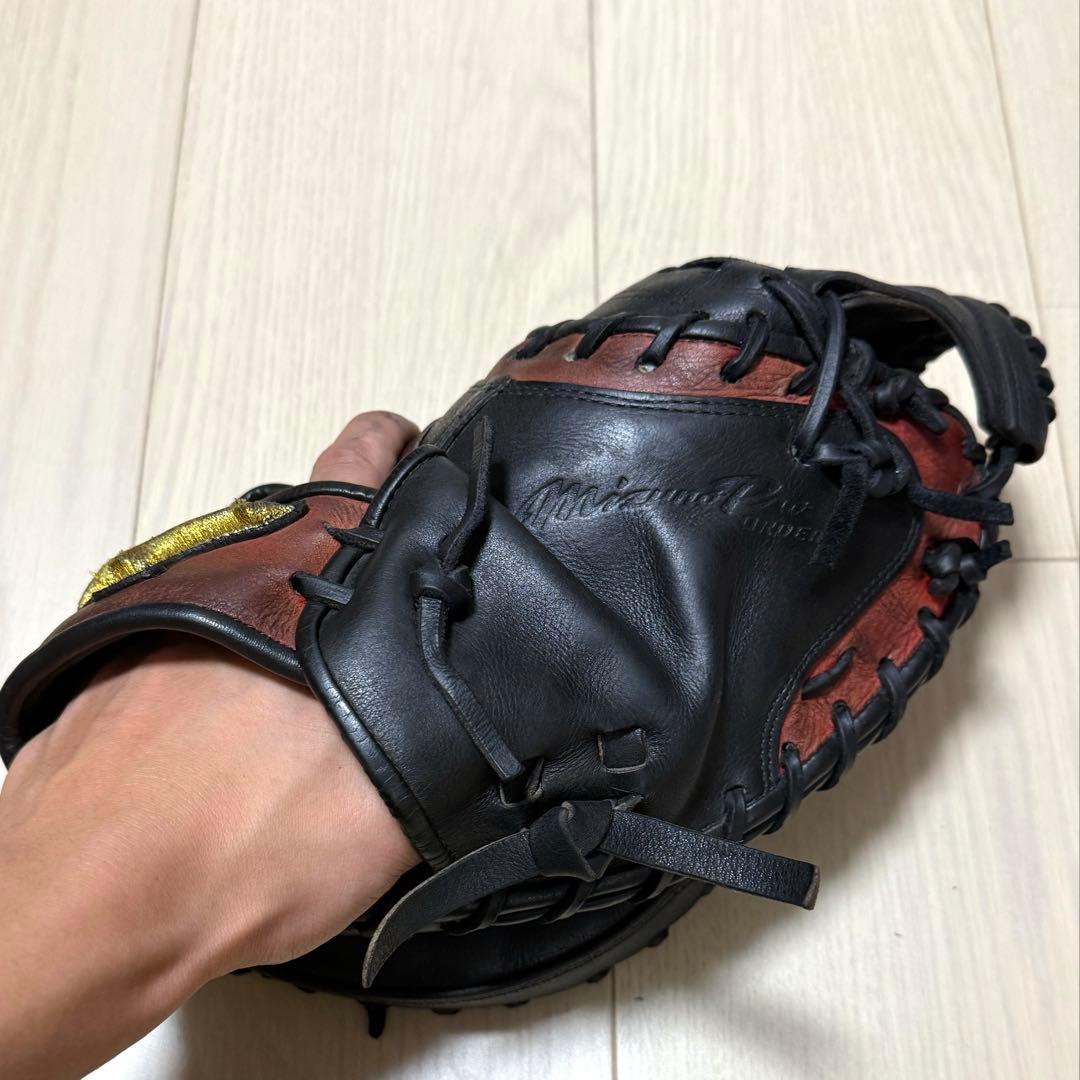ミズノプロ硬式オーダーキャッチャーミット炭谷モデルHAGA JAPAN