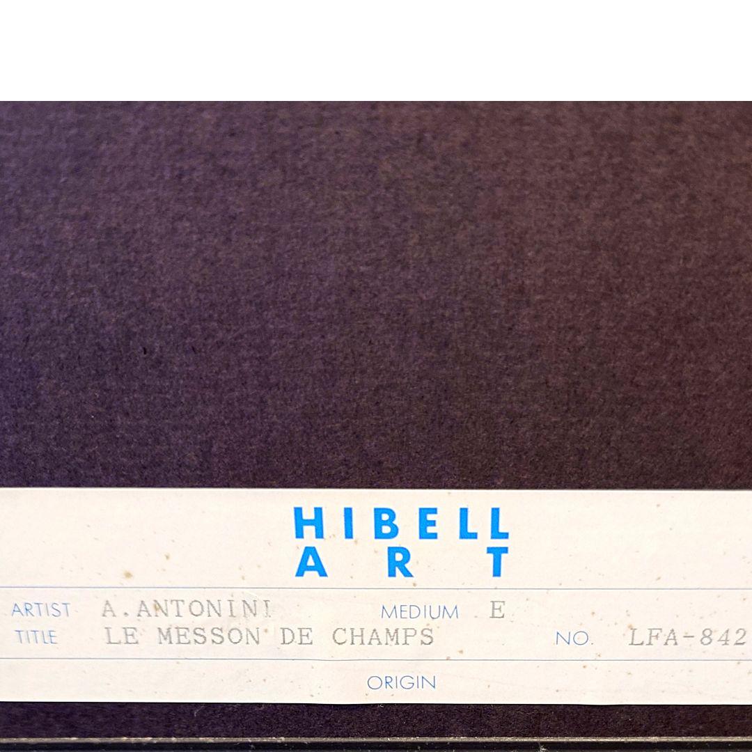 アナピア・アントニーニ カラーエッチング 銅版画 直筆サイン入り