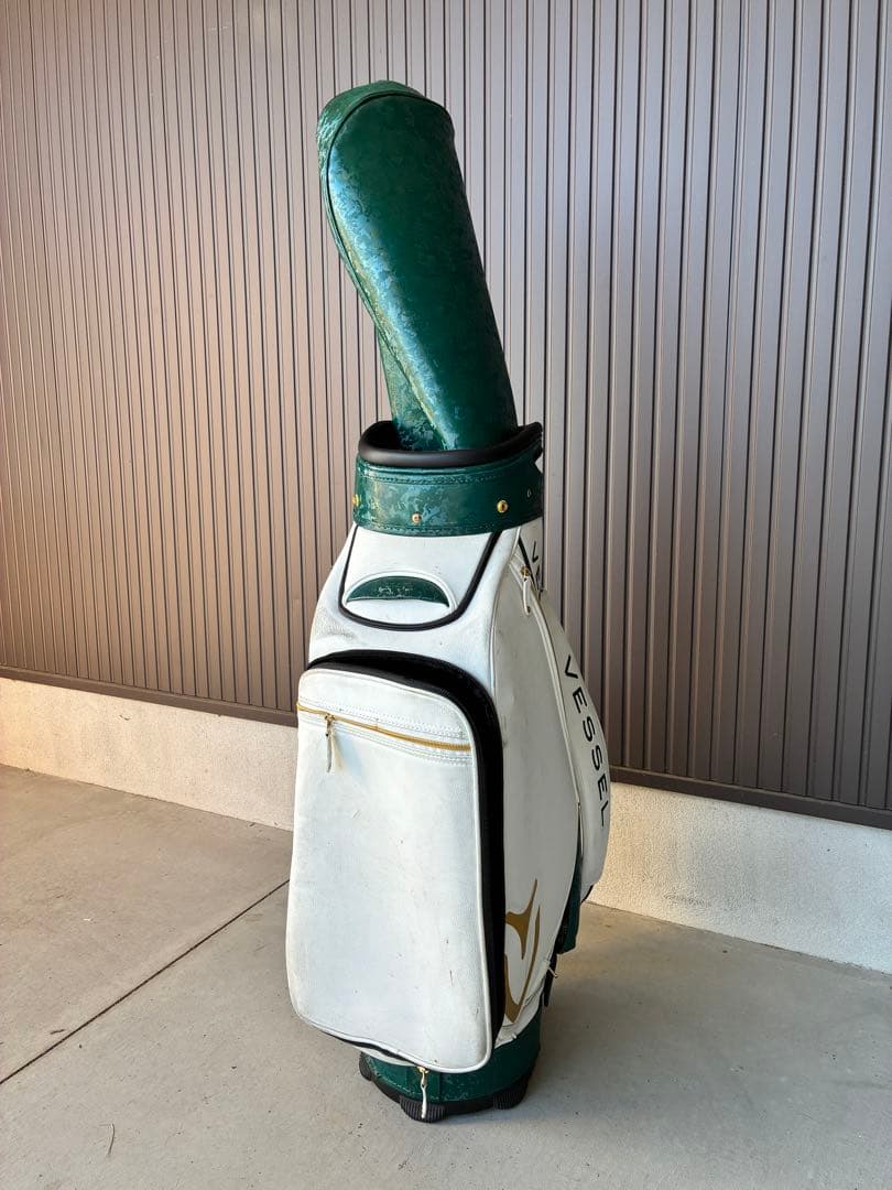 Vessel ゴルフバッグ・キャディバッグ ホワイト/グリーン