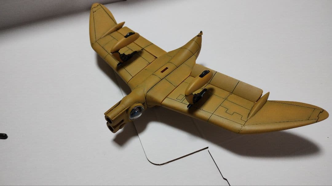 プラモデル完成機　1/72　風の谷のガンシップ(No.1)