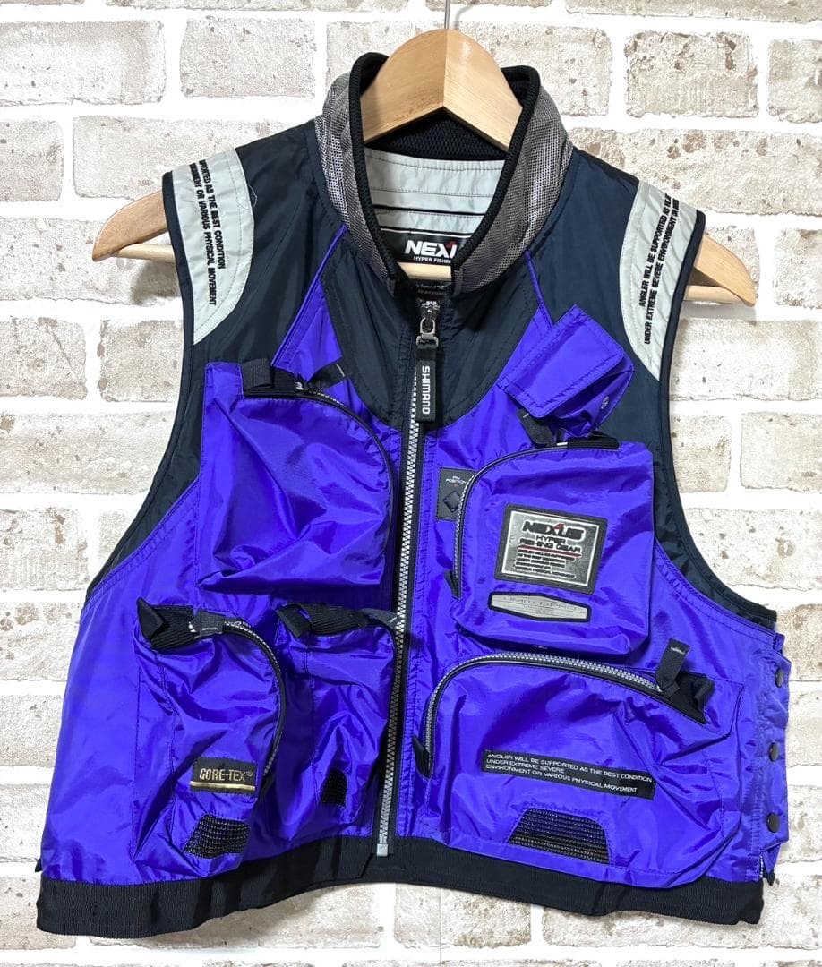【フォロー割】美品 シマノ ネクサス ゴアテックス フィッシングベスト Mサイズ