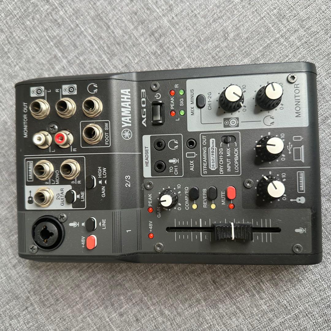 入門定番セット！YAMAHA AG03mk2 AT2020 ATH-M20x