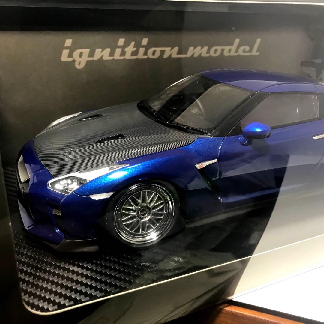 イグニッションモデル 1/18 日産 GT-R (R35) IG1758 ブルー
