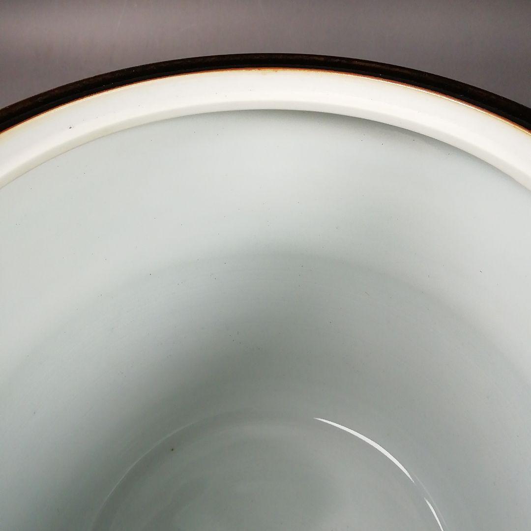 Ｗ１５５　水指　『彩瓷　水指』『平安　玉堂 造』　共箱　茶道具