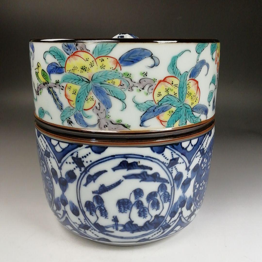 Ｗ１５５　水指　『彩瓷　水指』『平安　玉堂 造』　共箱　茶道具