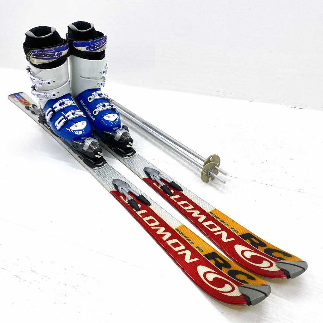 SALOMON サロモン メンズ スキー セット 160cm 27-27.5 板