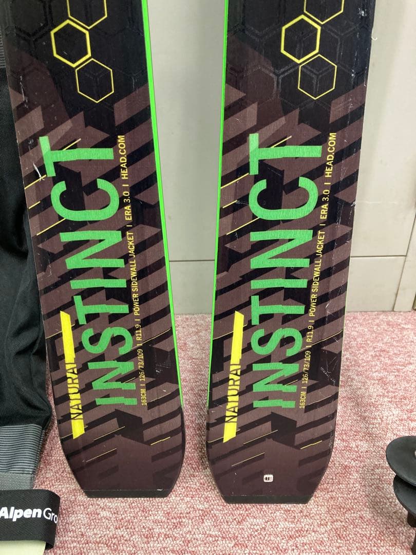 美品　HEAD ヘッド　NATURAL INSTINCT 163cm ストック付