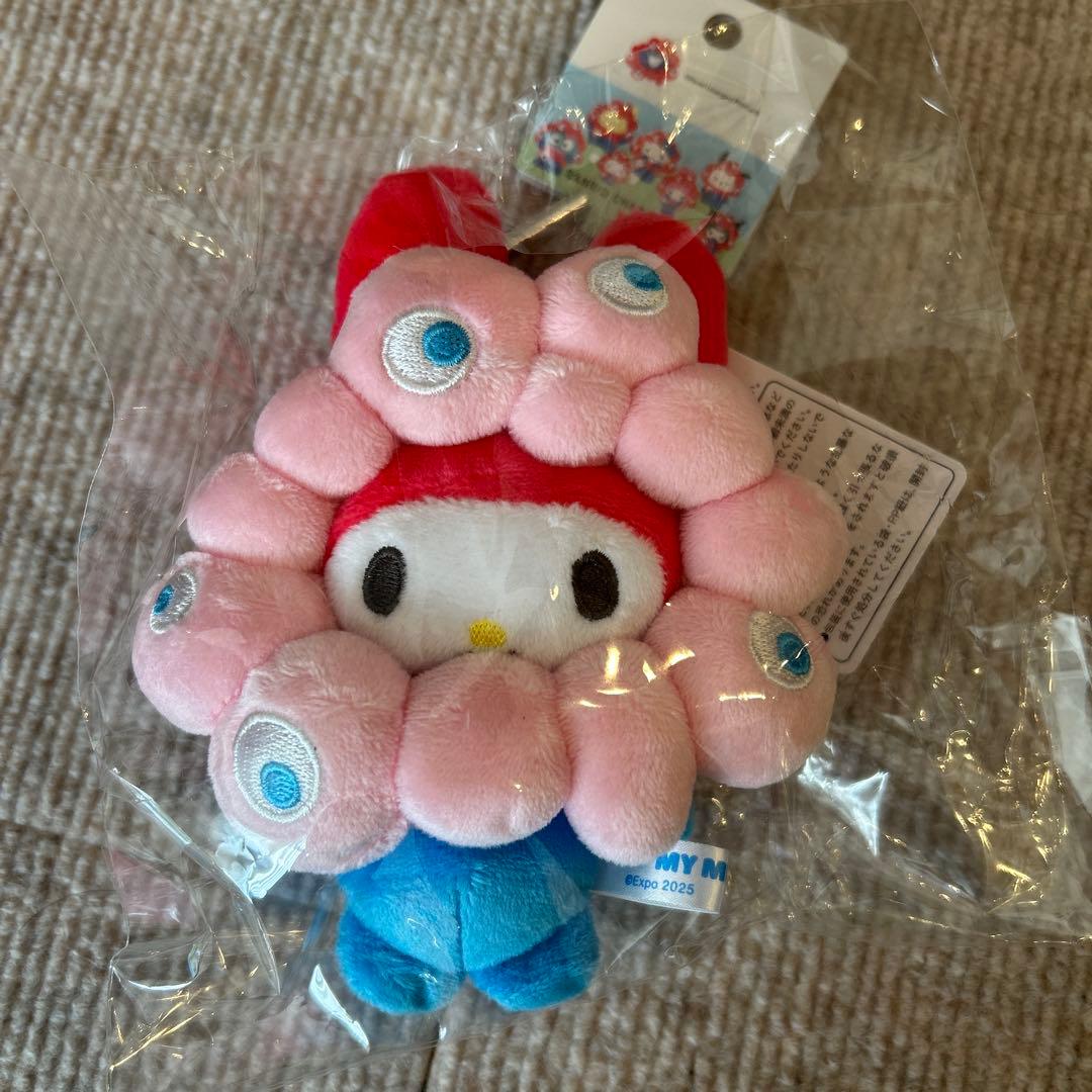 大阪関西万博2025 ミャクミャクなりきりぬいぐるみ カラビナ付 マイメロ
