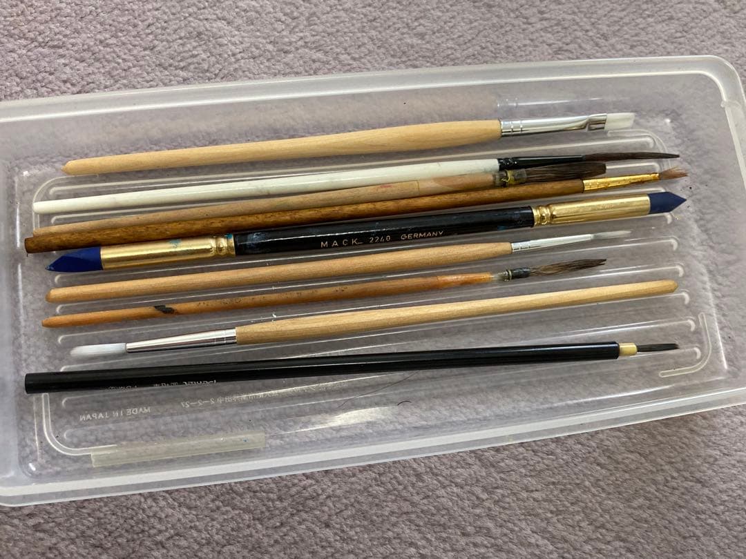 ピンストライプ　マックブラシ　セット　ワンショット　MOONEYES 中古