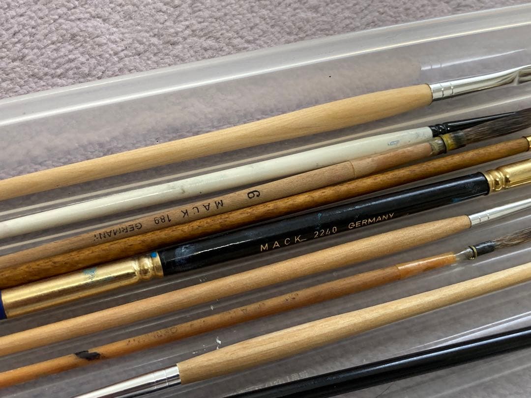 ピンストライプ　マックブラシ　セット　ワンショット　MOONEYES 中古