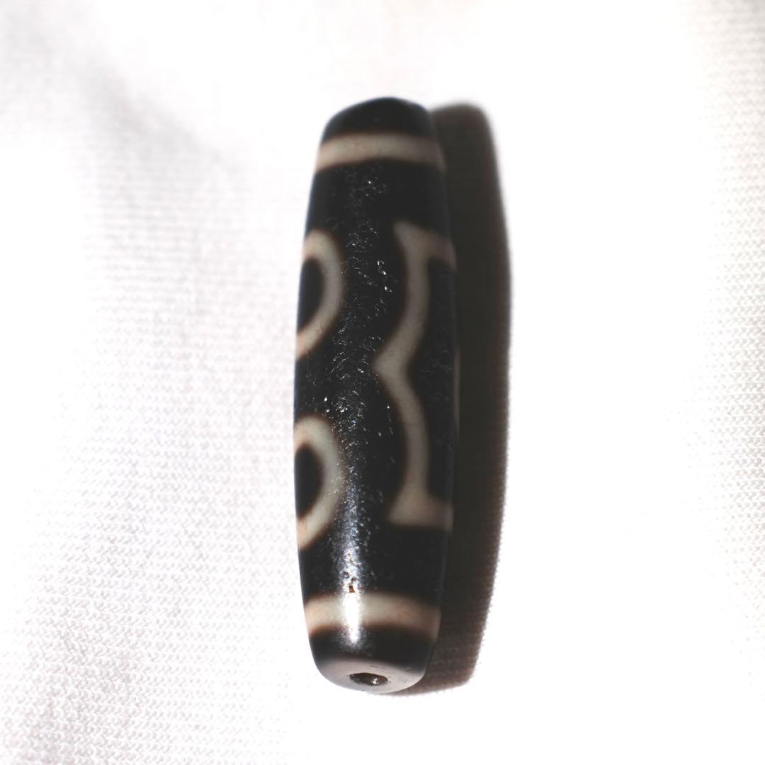 「値下げ」老天珠　三眼天珠 老天珠の馬蹄痕 老鉱瑪瑙 男女兼用